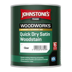 Johnstones Trade Quick Dry Satin Woodstain
