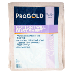 Pro Gold Cotton Twill Dust Sheet