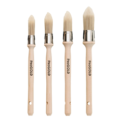 Pro Gold Synthetic Sash Brush Set