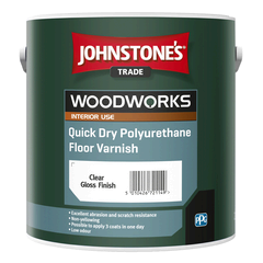 Johnstones Trade Quick Dry Polyurethane Floor Varnish Gloss