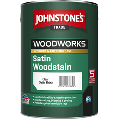 Johnstones Trade Satin Woodstain (Clear)
