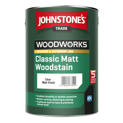 Johnstones Trade Classic Matt Woodstain (Clear)